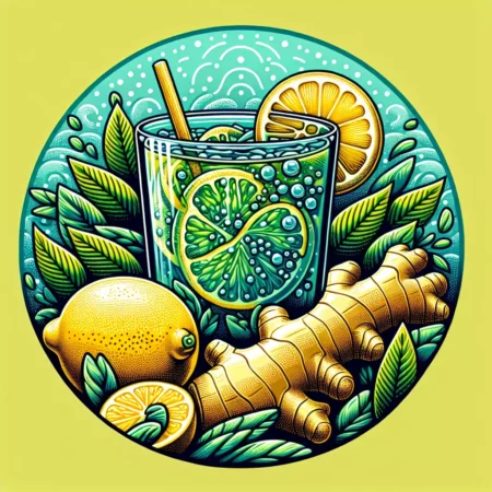 Minuman Detoks dengan Lemon dan Jahe