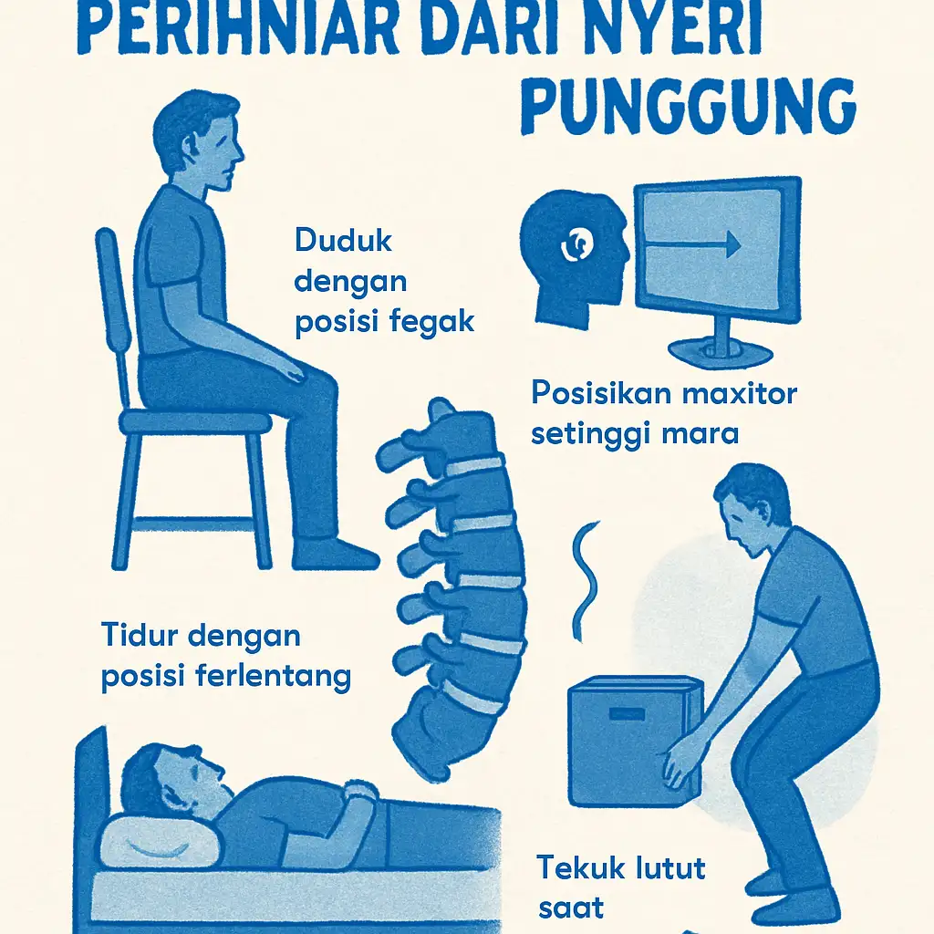 Tips Menjaga Postur Tubuh agar Terhindar dari Nyeri Punggung