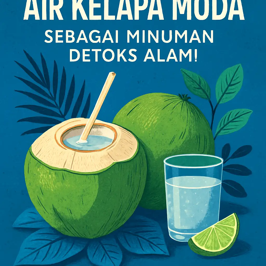 Air Kelapa Muda sebagai Minuman Detoks Alami
